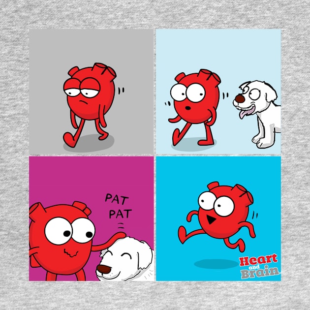 Heart Plus Dog by the Awkward Yeti